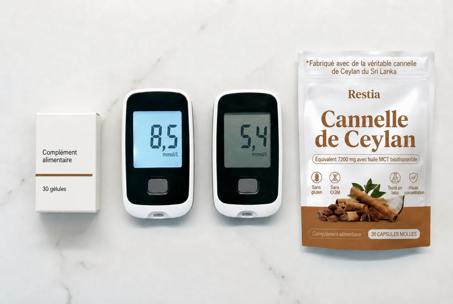 Cannelle de Ceylan Metabolae et lecteurs de glycémie