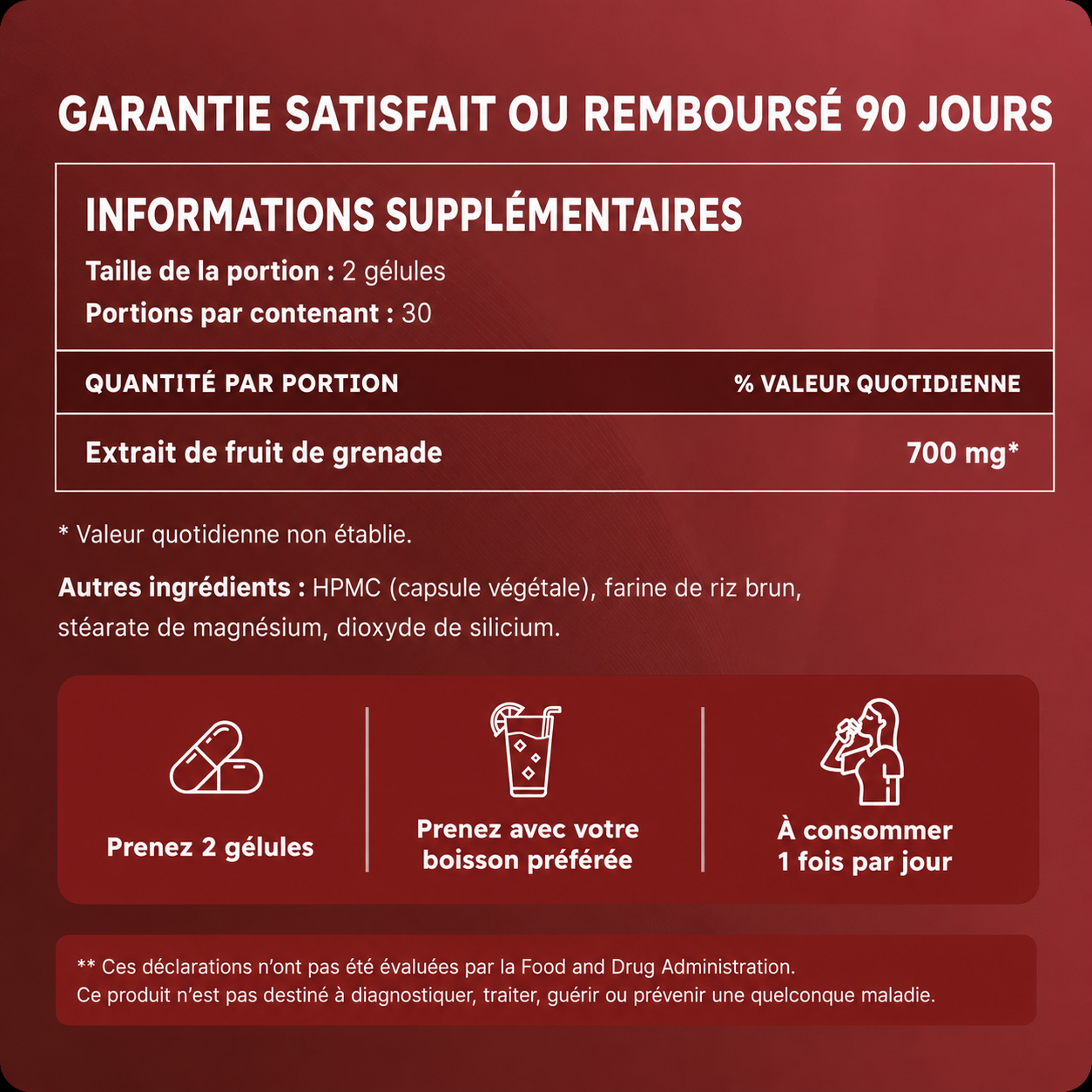 Extrait de Grenade Bio en Gélules